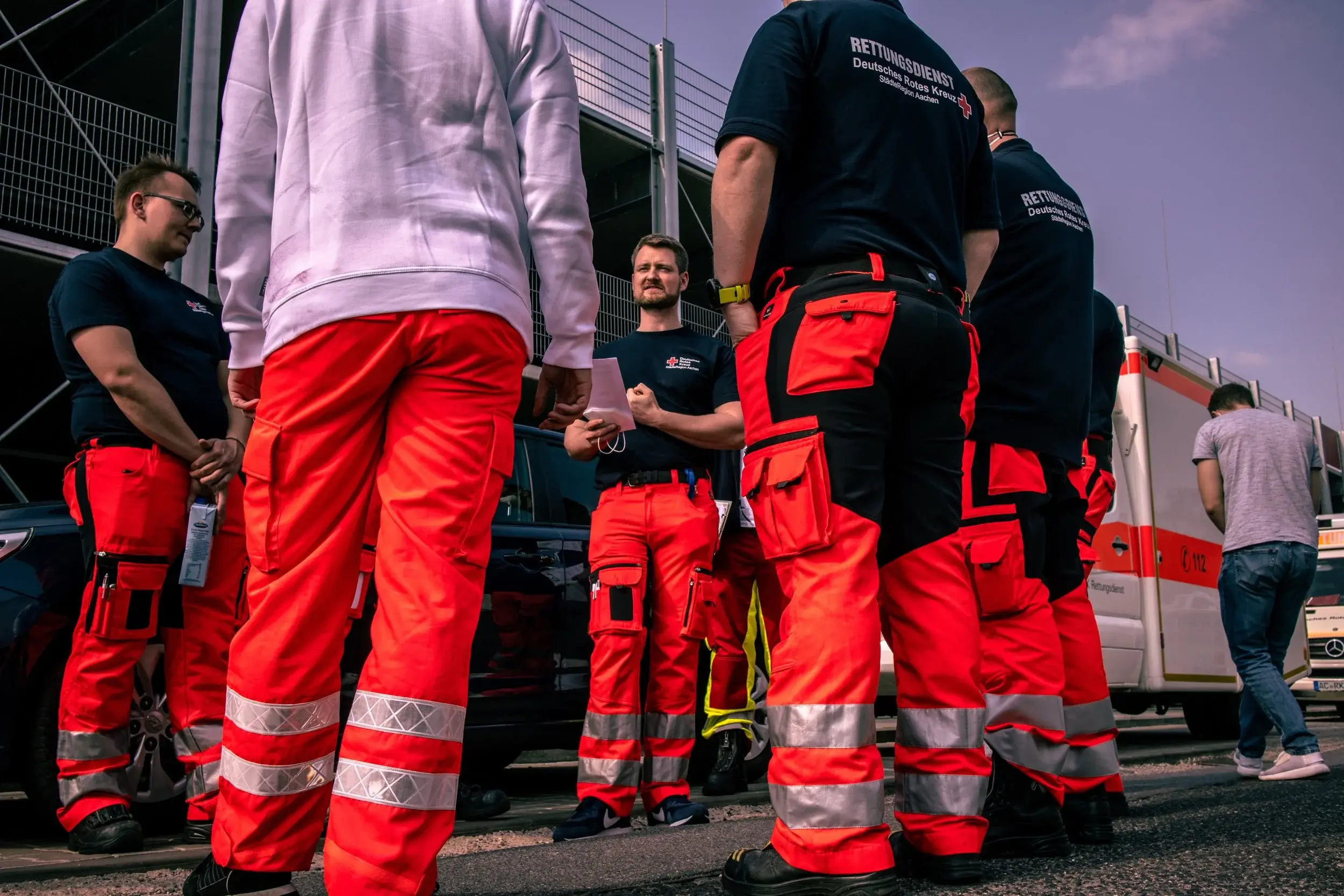 DRK Einsatzkräfte in der StädteRegion Aachen